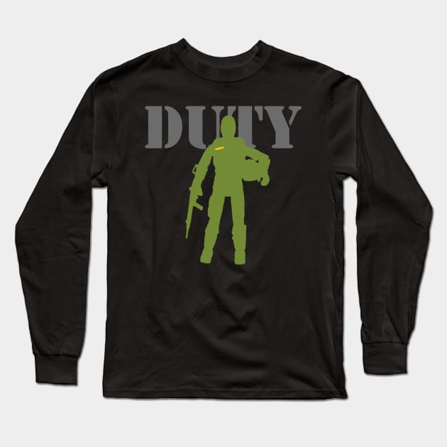 Duty Long Sleeve T-Shirt by MichaelMercy1